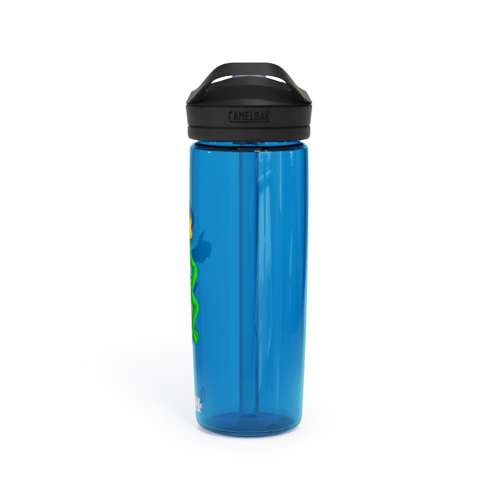 Clawmep CamelBak Eddy® Water Bottle in 20oz and 25oz sizes, showcasing its durable Tritan™ material and spill-proof design.